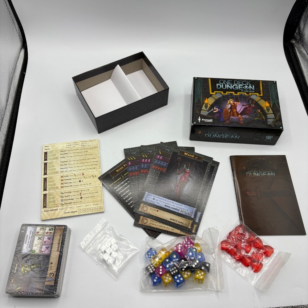 One Deck Dungeon Card Game Complete Asmadi Games Complete Clean
